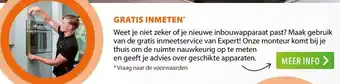Expert Gratis inmeten aanbieding