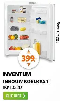 Expert Inventum inbouw koelkast IKK1022D aanbieding