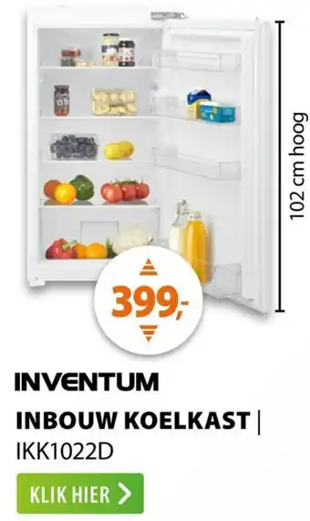 Expert Inventum inbouw koelkast IKK1022D aanbieding
