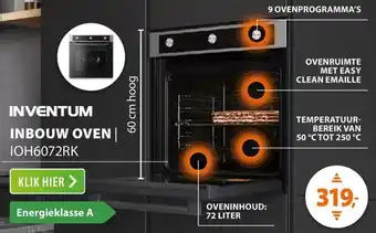 Expert Inventum inbouw oven IOH6072RK aanbieding