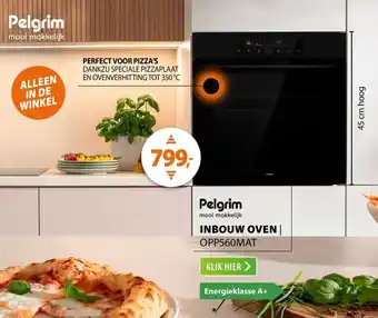Expert Pelgrim inbouw oven OPP560MAT aanbieding