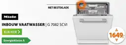 Expert Miele Inbouw vaatwasser G 7082 SCVI aanbieding