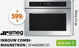 Expert Smeg Inbouw combimagnetron SF4400MCX1 aanbieding