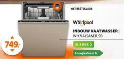 Expert Whirlpool Inbouw vaatwasser WH7IA15AM3LSO aanbieding