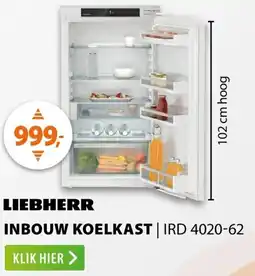 Expert LIEBHERR Inbouw koelkast IRD 4020-62 aanbieding
