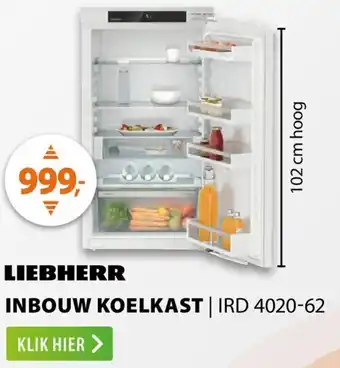 Expert LIEBHERR Inbouw koelkast IRD 4020-62 aanbieding