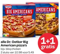 Spar Alle Dr. Oetker Big American pizza's aanbieding
