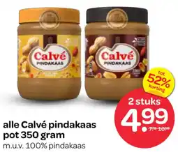 Spar Alle Calvé pindakaas aanbieding