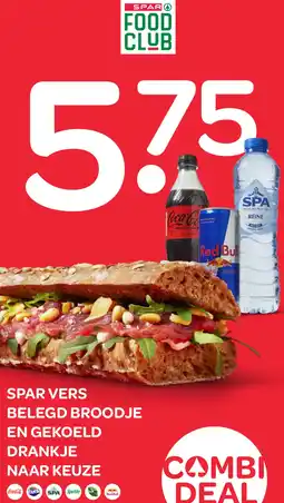 Spar Spar food club combi deal aanbieding