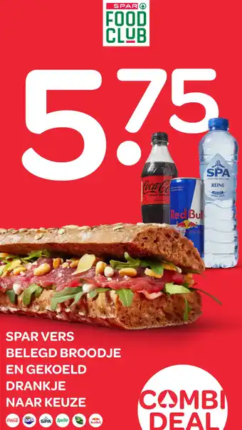 Spar Spar food club combi deal aanbieding