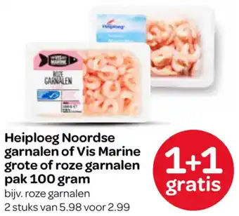 Spar Heiploeg Noordse garnalen of Vis Marine grote of roze garnalen aanbieding