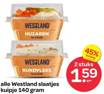 Spar Alle Westland slaatjes aanbieding