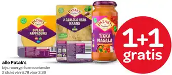 Spar Alle Patak's aanbieding