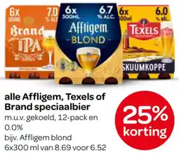 Spar Alle Affligem, Texels of Brand speciaalbier aanbieding