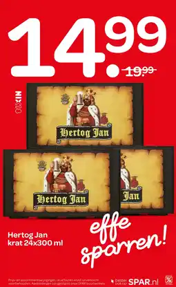 Spar Hertog Jan aanbieding