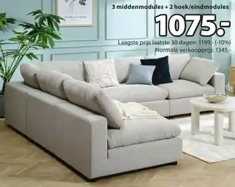 Jysk LYBY modulaire bank aanbieding