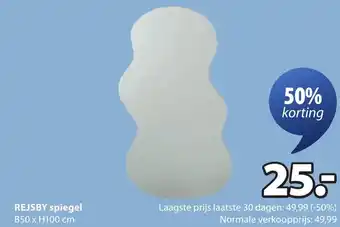 Jysk REJSBY spiegel aanbieding