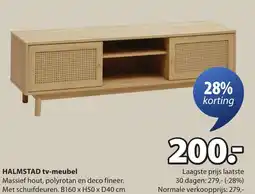 Jysk HALMSTAD tv-meubel aanbieding