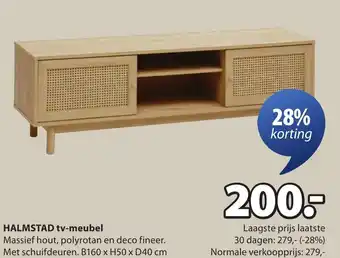 Jysk HALMSTAD tv-meubel aanbieding