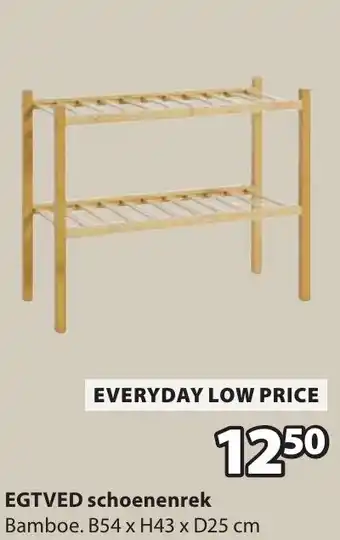 Jysk EGTVED schoenenrek aanbieding