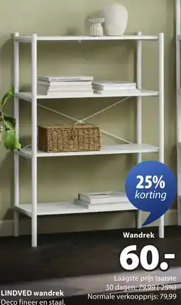 Jysk LINDVED Wandrek aanbieding