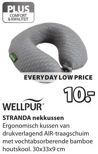 Jysk WELLPUR STRANDA nekkussen aanbieding
