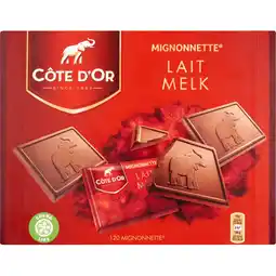 Albert Heijn Côte d'Or Melkchocolade mignonnettes aanbieding