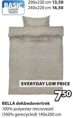 Jysk BELLA dekbedovertrek aanbieding