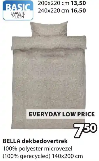 Jysk BELLA dekbedovertrek aanbieding