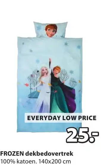 Jysk FROZEN dekbedovertrek aanbieding