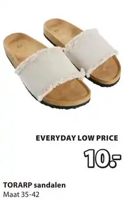 Jysk TORARP sandalen aanbieding