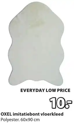 Jysk OXEL imitatiebont vloerkleed aanbieding