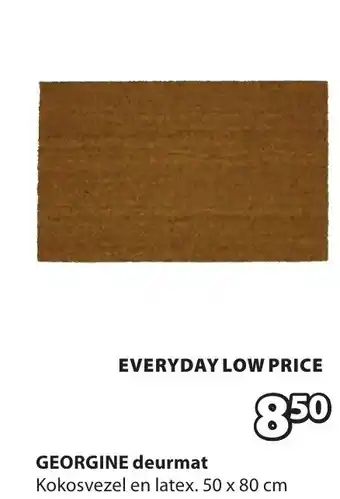 Jysk GEORGINE deurmat aanbieding