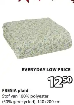 Jysk FRESIA plaid aanbieding