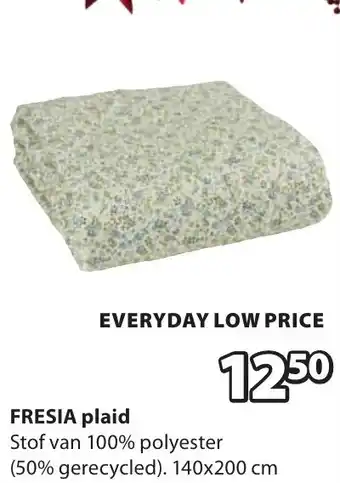 Jysk FRESIA plaid aanbieding