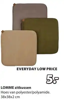 Jysk LOMME zitkussen aanbieding