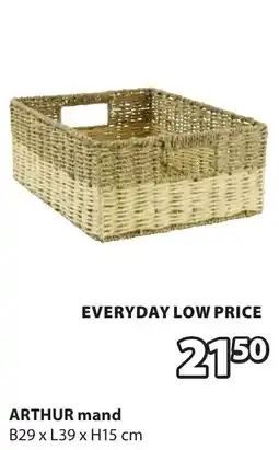 Jysk ARTHUR mand aanbieding