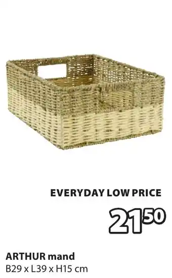 Jysk ARTHUR mand aanbieding