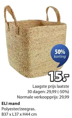 Jysk ELI mand aanbieding