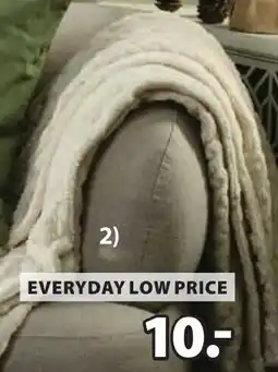 Jysk SELENIT fleeceplaid aanbieding