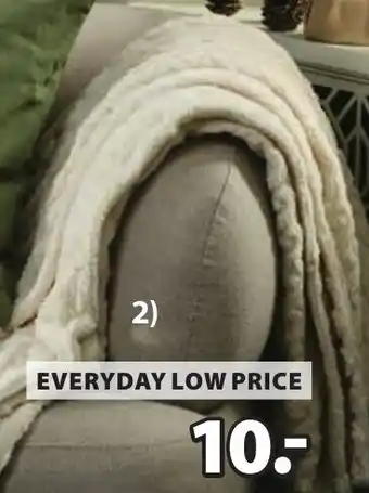 Jysk SELENIT fleeceplaid aanbieding