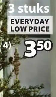 Jysk LUCIA kerstboom decoratie aanbieding