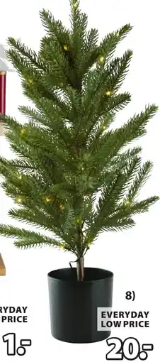 Jysk FROST kunstboom aanbieding