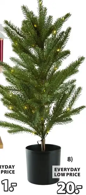 Jysk FROST kunstboom aanbieding