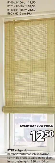 Jysk BYRE rolgordijn aanbieding