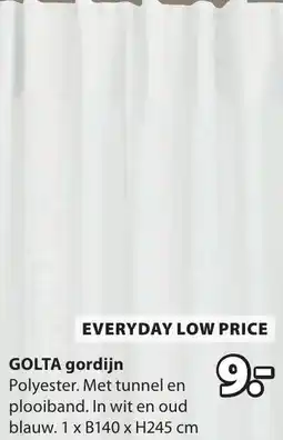 Jysk GOLTA gordijn aanbieding