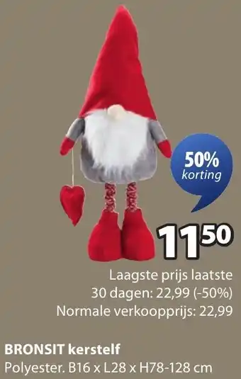 Jysk BRONSIT kerstelf aanbieding