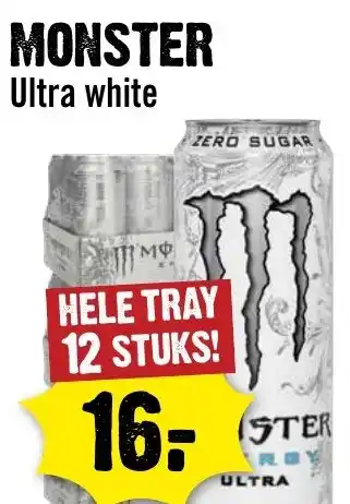 Dirck 3 Monster Ultra white aanbieding