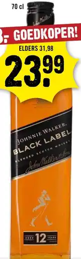 Dirck 3 Johnnie Walker Black Label aanbieding