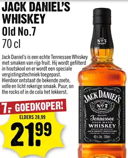 Dirck 3 Jack Daniel's Whiskey Old No.7 aanbieding